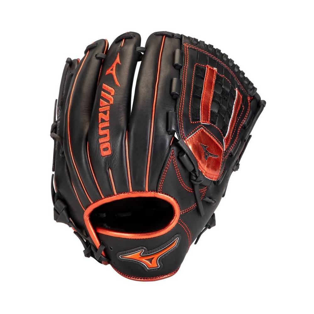 Mizuno MVP Prime SE Pitcher 12" Férfi Kesztyű Fekete/Piros DNX703162